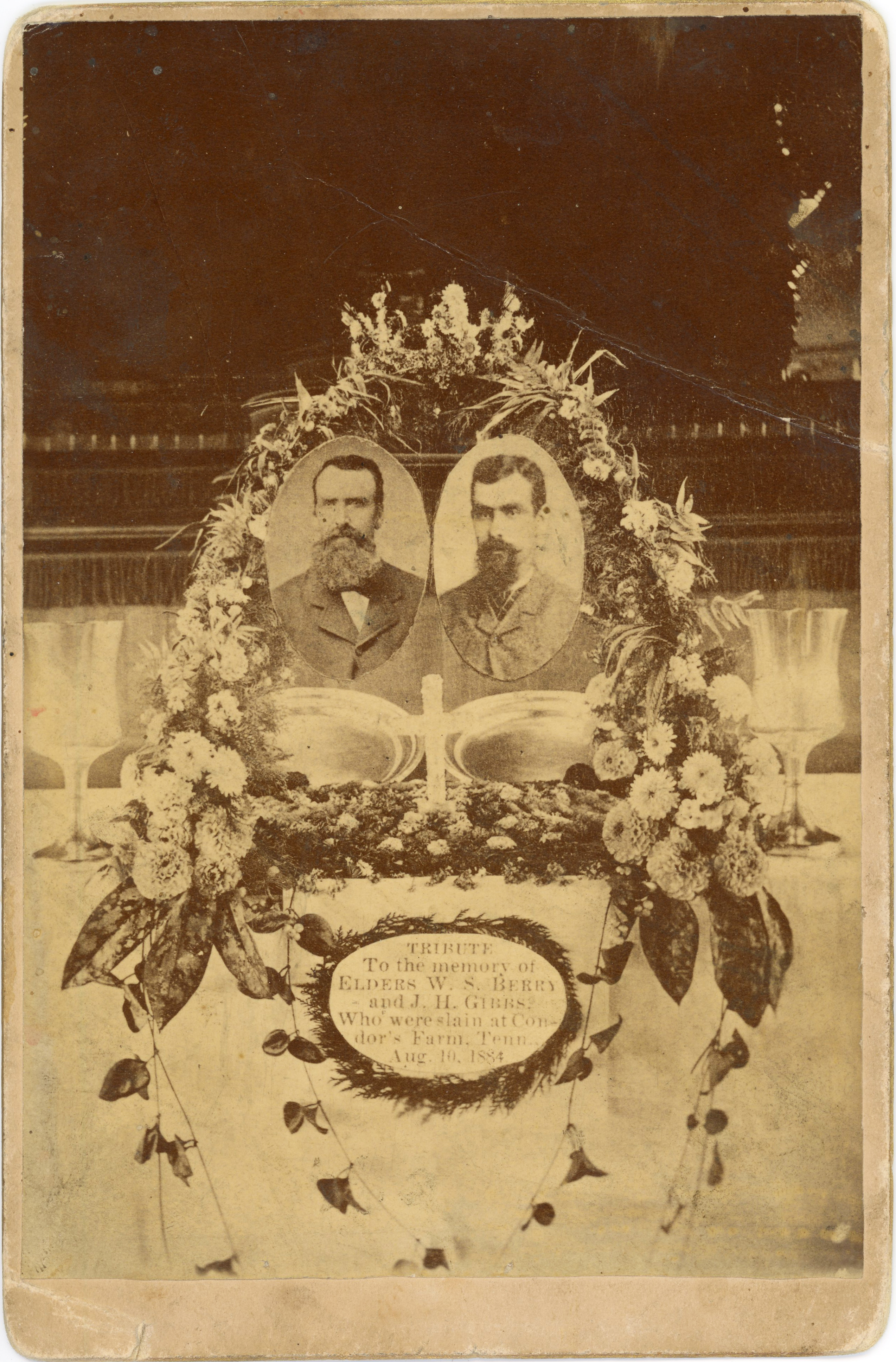 Tribute to Elders William Shanks Berry and John Henry Gibbs, Circa 1884